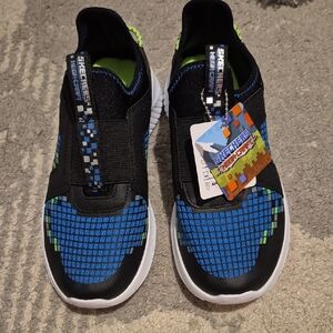 Skechers Kids' Blue and Black Shoes Mega Craft Slip Ons Size 3 Nwt